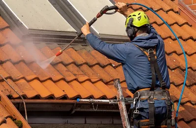 Démoussage et hydrofuge de toiture à Chavanoz